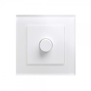 Crystal RCA Volume Controller, pannello remoto per il controllo del volume, 86 x 86 mm, bianco