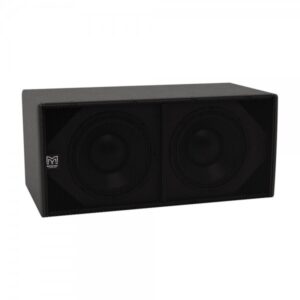 Diffusore sub bass ultra compatto, 2x12 reflex, versione con punti di appendimento.