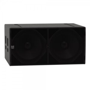 Diffusore sub woofer 2x18, 143 dB max SPL, amplificato, DANTE network.