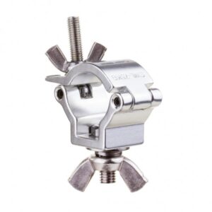 Gancio Halfcoupler per tubo con diametro 32-35 mm, bullone M10, WLL 75 kg