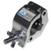 Gancio Halfcoupler per tubo con diametro 48-51 mm, larghezza 50 mm, bullone M12, WLL 750 kg