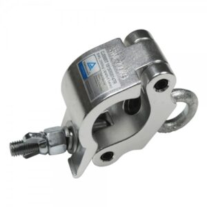 Gancio Halfcoupler per tubo con diametro 48-51 mm, larghezza 50 mm, golfaro, WLL 200 kg