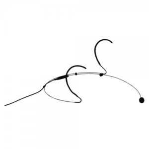 Microfono a condensatore headset, omni-direzionale, 4 diversi connettori, colore nero