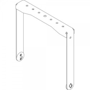 PC Vertical Bracket V12 - Staffa ad U per appendimento in verticale PC12