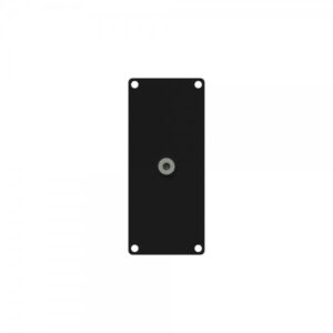 Pannello con 1 JACK 3,5mm femmina - terminal block 3 poli per frame CASY, 1 spazio