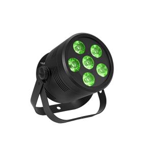 EUROLITE LED Silent Par 6 QCL floor bl