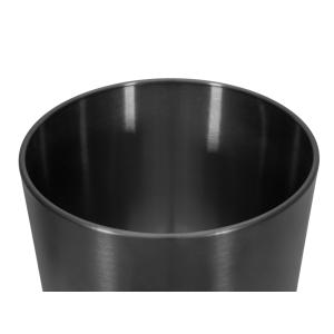 EUROPALMS STEELECHT-35 Nova, stainless steel pot, anthracite, Ø35cm