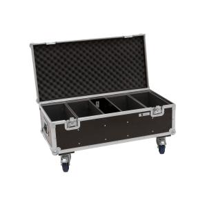 ROADINGER Flightcase 4x Audience Blinder 2x100W LED COB CW/WW with wheels