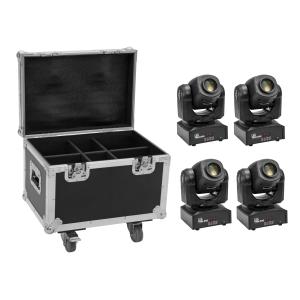 EUROLITE Set 4x LED TMH-S60 Moving-Head-Spot + Case