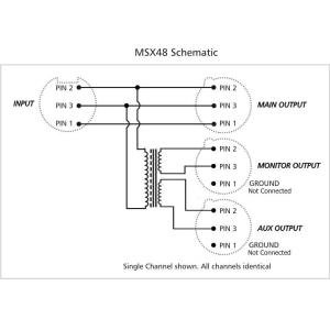 ARX MSX 48 Splitter Micro/Line passivo