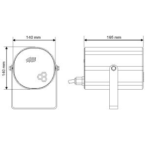 Honeywell L-VJM10A/EN Proiettore sonoro per linea 100V - 10/5/2,5/1,25W