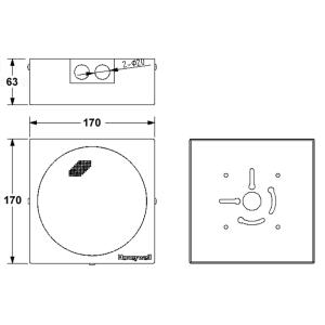 Honeywell L-VWM06A/EN Altoparlante da parete per linea 100V - 6/3/1,5/0,75W