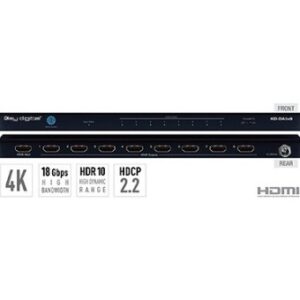 Key Digital KD-DA1x8 Distributore HDMI 1/in 8/out 4K - HDCP2.2 - HDR10 - EDID control