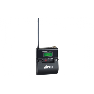 Mipro ACT-800T/5UA Trasmettitore beltpack da 72 MHz di banda con batteria ricaricabile al Litio o Alkaline