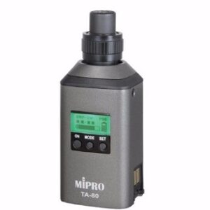 Mipro TA-80/5UA kit Trasmettitore digitale miniatura con presa microfonica XLR