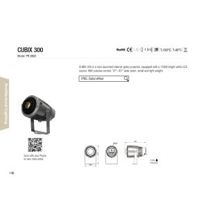 PR Lighting PR-6803 Cubix 300 LED Architetturale