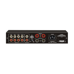 QLab ASM-200N Ampliﬁcatore/Mixer digitale Stereo compatto Multiuso con Bluetooth e lettore MP3 su USB /SD card