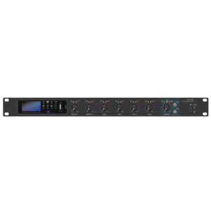 QLab EF-61SM Pre-Mixer stereo 6 canali con Mediaplayer e telecomando