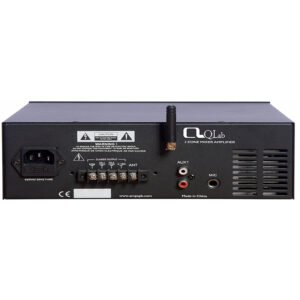 QLab TM-260 Ampliﬁcatore/Mixer digitale compatto con Bluetooth FM e lettore MP3 su USB/SD