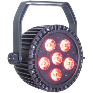 SuperLED MR-F618C Faro a Led a batteria 6x18W - RGBAW+UV - IP 65 - Ricevitore DMX