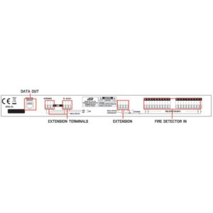 JD Media ES-1120 Selettore di altoparlanti per linee d’emergenza