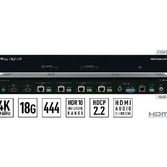 Key Digital KD-DA2x4G Commutatore e Distributore HDMI 2/in 4/Out TX/RX Extender