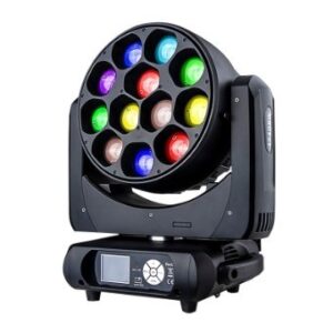 PLS Professional EMH12X40 Testa mobile Beam/Wash con 12 Led da 40W RGBW 4in1