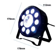 PLS Professional ST-94P Faro con 9 Led da 4W RGB 3in1 + 1 Led centrale da 30W