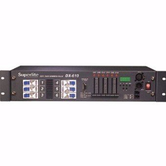 SuperLite DX-626 Dimmer DMX 6 canali da 20A (3000w) per canale