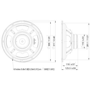 LAVOCE LBASS12-15 12