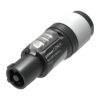 PowerCON Connector - L Alloggiamento grigio/bianco - Cavi di diametro ampio