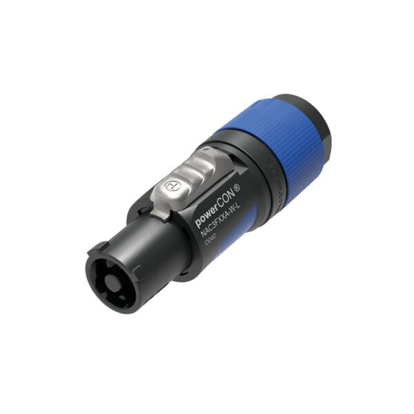 PowerCON Connector - L Alloggiamento grigio/blu - Cavi di diametro ampio