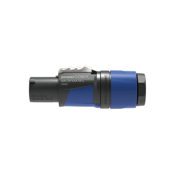 PowerCON Connector - L Alloggiamento grigio/blu - Cavi di diametro ampio