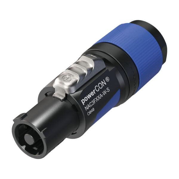 PowerCON Connector - S Alloggiamento grigio/blu - Cavi di diametro ridotto