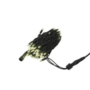 LED Rubber Static String Light WW Colore nero - 100 LED - 10 m