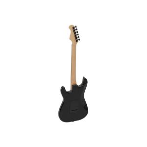 DIMAVERY ST-312 E-Guitar, black/black