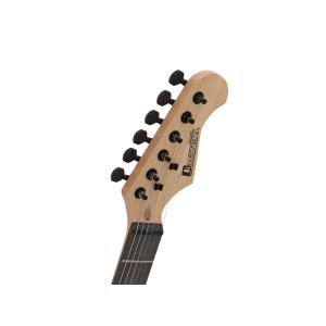 DIMAVERY ST-312 E-Guitar, black/black