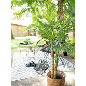 EUROPALMS Areca palm, 2 trunks, artificial plant, 120cm