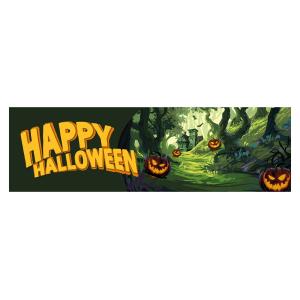 EUROPALMS Halloween Banner, Haunted Forest, 300x90cm