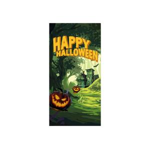 EUROPALMS Halloween Banner, Haunted Forest, 90x180cm