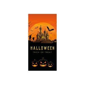 EUROPALMS Halloween Banner, Haunted House, 90x180cm