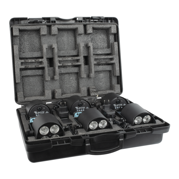 EventLITE 4/8 Mini Set Flight case incl. 6 x EventLITE