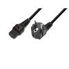 IEC LOCK IEC Power Cable locking 3x1.0 5m bk