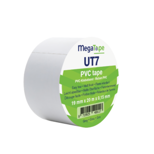 PVC Tape UT7 Colore bianco, 19 mm/20 m