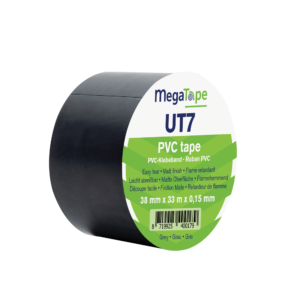 PVC Tape UT7 Colore nero, 38 mm/33 m