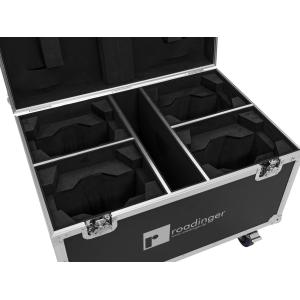 ROADINGER Flightcase 4x EYE-740 MK2 with wheels