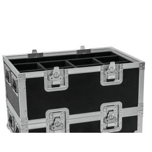 ROADINGER Flightcase Extension 8x SILENT PAR 6 QCL FLOOR for BAS-1