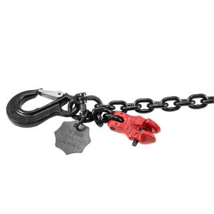 SAFETEX Chain Sling 1leg with clevis shortening clutches locked 1m WLL2000kg