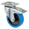 Swivel Blue wheel 125 mm - con freno