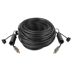 Armoured HDMI 2.1 AOC 8K Fibre Cable 30 m - Armato - placcato oro